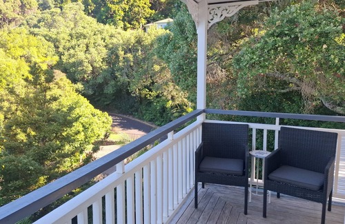 Paihia Apartment | Bay and village view, 2 person spa bath
