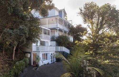 Paihia Apartment | Bay and village view, 2 person spa bath