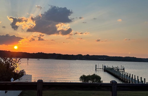 Reedville House | Bay Front home in Reedville with heated pool, playground, and game room