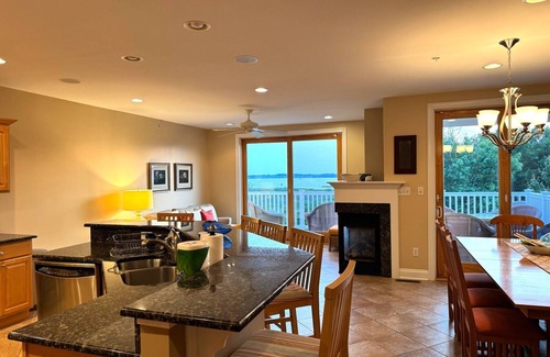 Sussex County House | Bayfront Beauty in Fenwick Island-5BR/4BA Sunset Views/Pier/Pool/Walk to Beach