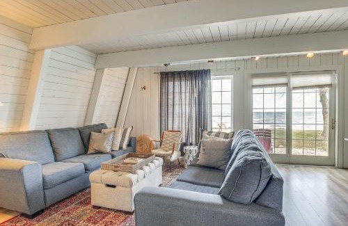 Kewaunee County House | Bayfront Luxemburg Cabin Rental with Private Beach!