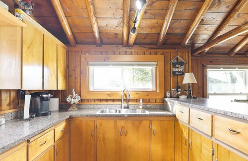 Gilford Cabin | Bayside rustic cabin with a great view.