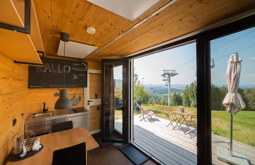 Schoeneck House | BBERGHEIM Container Lofts, tiny house "Flow" holidays in a sea container!