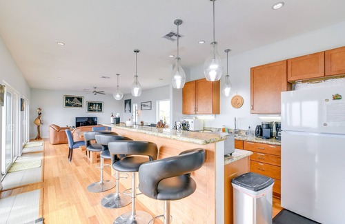 Freeport House | BBQs + Decks: Oceanfront Surfside Beach Home