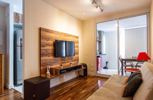 Consolacao Apartment | BC75 - Novo Bhaus Bela Cintra - Shopping Frei Caneca - Metrô Higienópolis Mackenzie - 50m2 - Linda Vista 17o andar - Vaga de Garagem - Acomoda 2 adultos e 1 criança