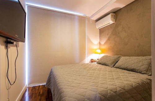 Consolacao Apartment | BC75 - Novo Bhaus Bela Cintra - Shopping Frei Caneca - Metrô Higienópolis Mackenzie - 50m2 - Linda Vista 17o andar - Vaga de Garagem - Acomoda 2 adultos e 1 criança