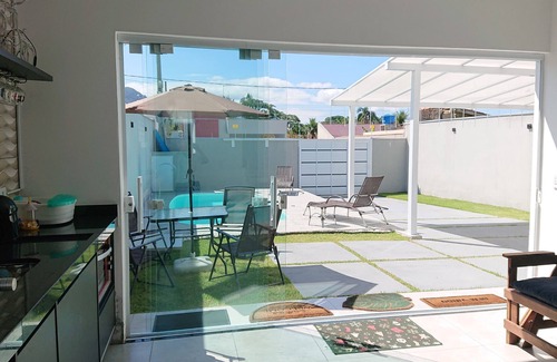 Massaguacu House | Beautiful House with Pool, Barbecue, Wifi in Massaguaçu, Caraguatatuba/SP