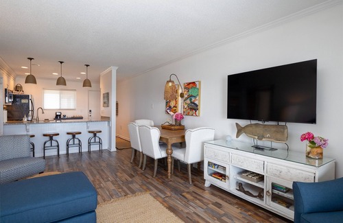 Sneads Ferry Condo | "Beach Blessing" -Oceanfront Fun | Balcony