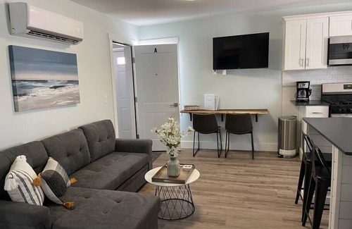 Ship Bottom Apartment | Beach Chic LBI Apartment- 1 Block from Beach