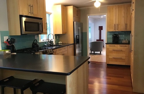 Noyack House | Beach Cottage with Amazing View of Noyac Bay. steps from the beach!
