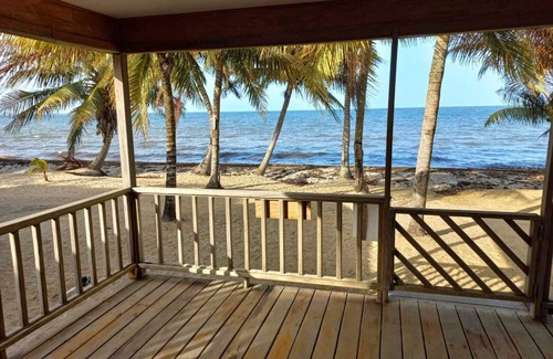 Hopkins Cabin | Beach Front! Cobia Beach Guest House "Hot Pink Family Cabin"