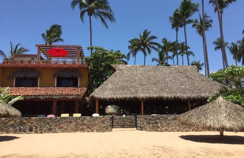 Chacala Apartment | Beach Front Compound W/Casita & Private Terrace: Sleeps 4@$45 a nite per person