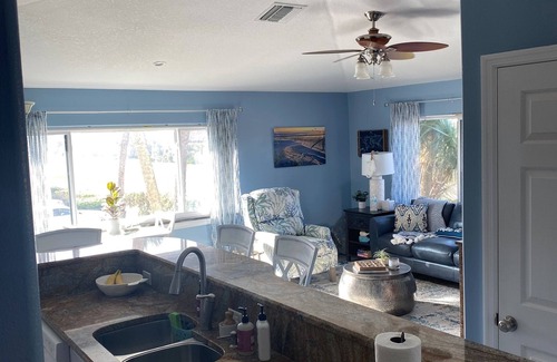 Satellite Beach Condo | Beach Front Condo with Ocean View and Great Community Deck on the Space Coast!