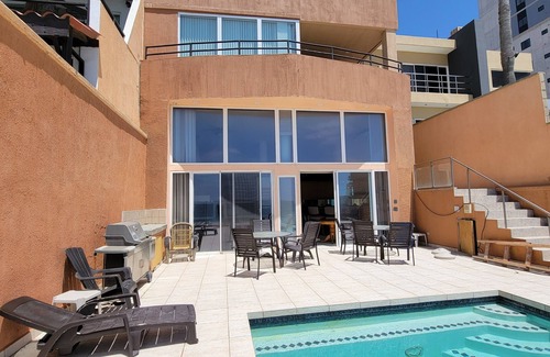 Playas De Tijuana Condo | Beach Front with Pool, Piano, Pool Table, Bar and Beach Access