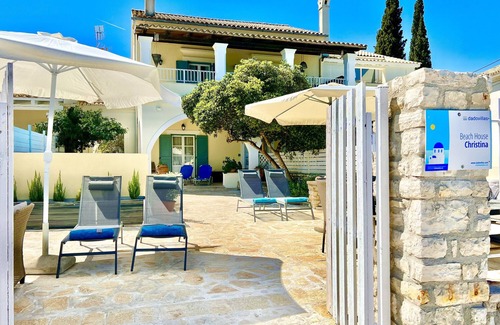 Kassiopi Villa | Beach House Christina with private heated pool