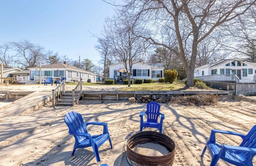 Caseville House | Beach House in Caseville w/50ft sugar sand Lake Huron frontage on the property.