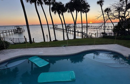 The Pines House | Beach House Sleeps 14 on Indian River Lagoon with Dock & Private Ocean Beach