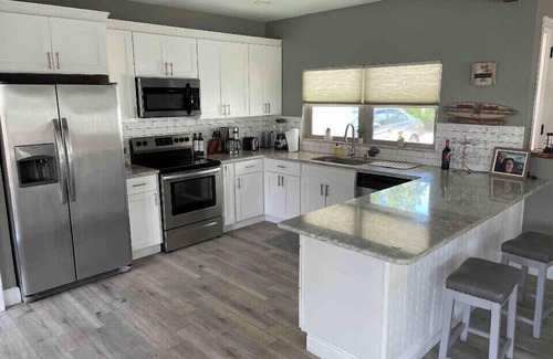 Seacoast Shores House | Beach house with HEATED pool one block from the beach!