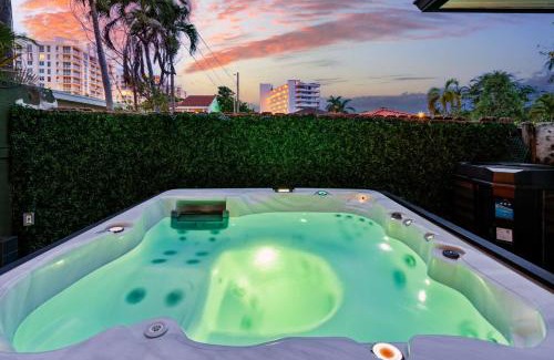 Lauderdale Beach House | Beach Pop - Steps to Beach Heated Pool & Hot Tub