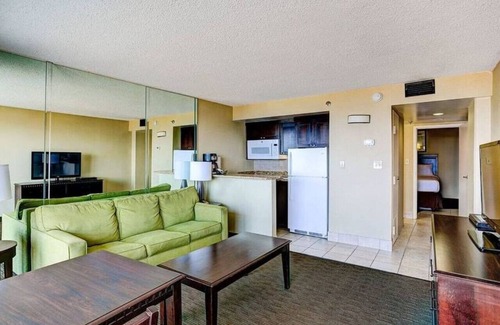 Northeast Virginia Beach Condo | Beach Quarters one bedroom · Shoreside One Bedroom Suite on Virginia Beach.