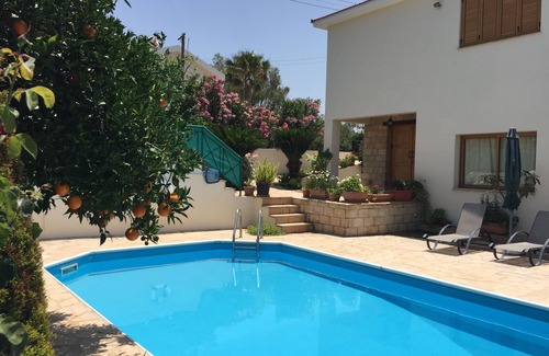 Latchi Villa | Beach Villa with Private Pool, 50m to Beach, Wifi, A/C, All Amenities