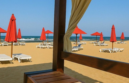 Al-Manasrah Ski Chalet | Beachfront Chalet in Porto Said Egypt Perfect Getaway