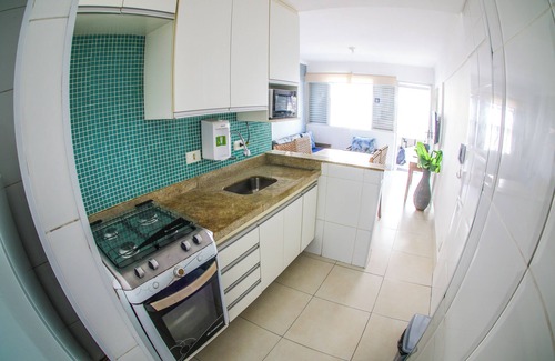 Tombo Apartment | Beachfront - 2 bedrooms + air conditioning, 2 bathrooms, living room, kitchen, 1 garage, Wi-Fi and bed linen