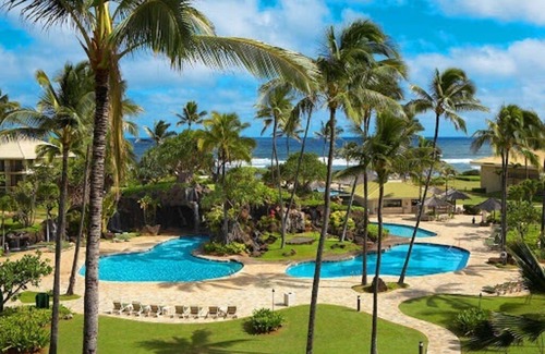 Hanamaulu Condo | Beachfront 4 Star Resort, Oceanview Room, Restaurants on site, 4 Beautiful Pools