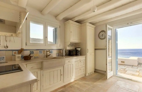 Steniai Villa | Beachfront Andros Retreat | Villa Stenies Thalassa | Private Pool | 4 bedrooms.