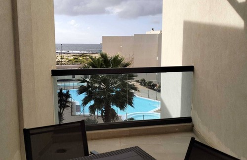 El Cotillo Apartment | Beachfront apartment, with sea and pool view, in El Cotillo, Fuerteventura