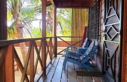 Hopkins Cabin | Beachfront Baby Blue Cabana, Gold Standard Approved