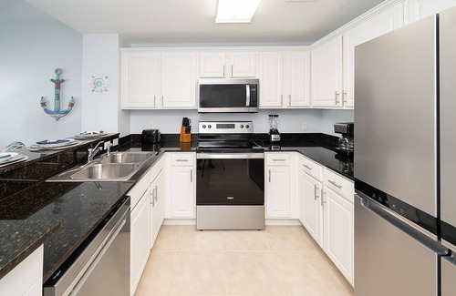 Panama City Beach Condo | Beachfront Calypso-2205W, w/Gulf view BDR, Beach Service, Walk to Pier Park