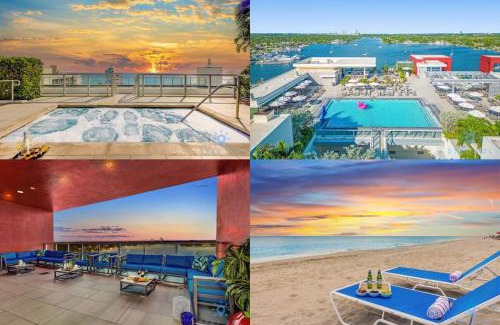 Hollywood Apartment | Beachfront Condo-ROOFTO POOL- 2 BEDROOMS 2 BR !