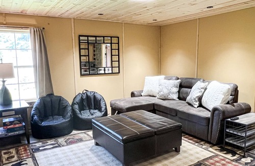 Cheboygan House | Beachfront Cottage on Lake Huron, views of Mackinaw Bridge, Sandy Beach!