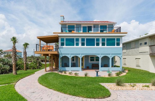 New Smyrna Beach House | Beachfront Dream Home 4 bedroom 3 bath. 6060S