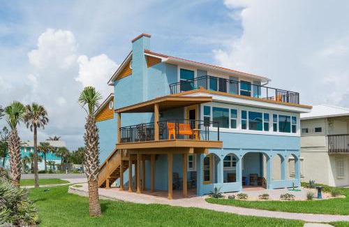 New Smyrna Beach House | Beachfront Dream Home 4 bedroom 3 bath. 6060S