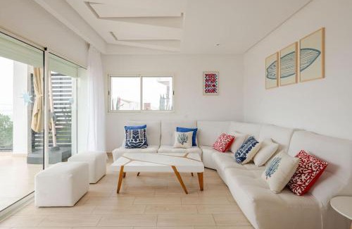 Skhirat Plage House | Beachfront Escape - Panoramic View and Spacious Terrace