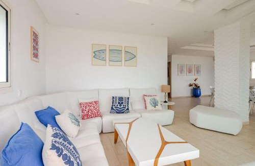 Skhirat Plage House | Beachfront Escape - Panoramic View and Spacious Terrace