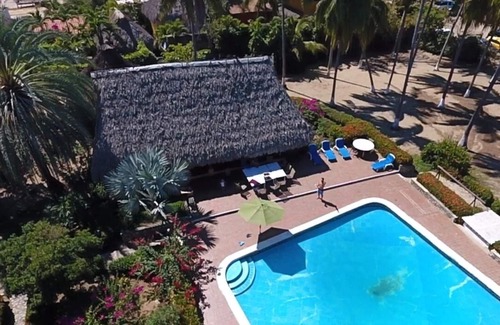 Barra de Potosi Villa | Beachfront Great Villa, private, full staffed, pool, sleeps 28, 8 bedrooms