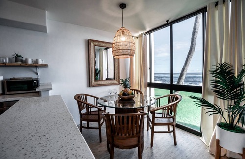 Poipu Condo | BEACHFRONT KUHIO SHORES POIPU GORGEOUS OCEAN VIEWS 10 STEPS TO WATER FROM CONDO