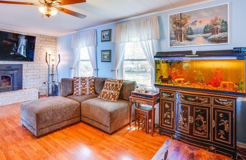 Mount Holly House | Beachfront Montross Home Rental w/ Boat Dock!