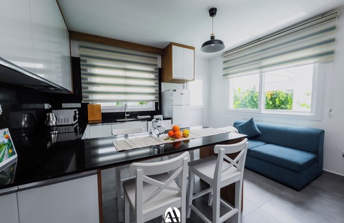 Bogaz Apartment | Beachfront one-bedroom apartment in hotel-like resort in Bogaz