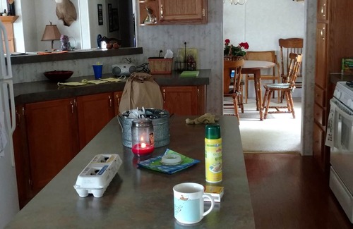 Fountain House | Beachfront retreat on beautiful Tallman lake near HuronManistee National Forest.