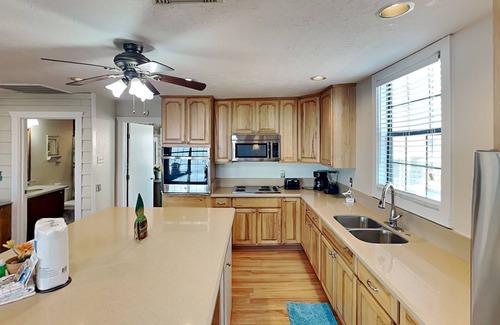 Freeport House | Beachfront Sandcastle | Spacious Coastal Retreat, Oceanfront + Pet Friendly!