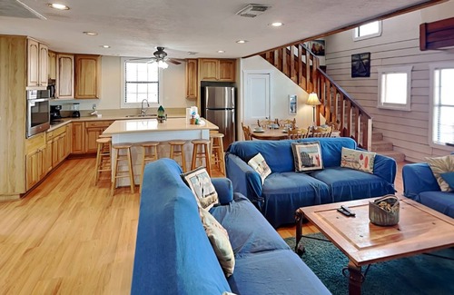 Freeport House | Beachfront Sandcastle | Spacious Coastal Retreat, Oceanfront + Pet Friendly!