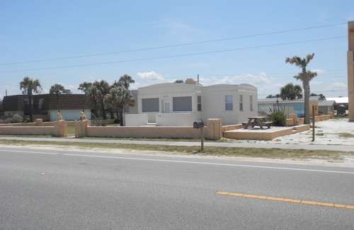 Flagler Beach House | Beachfront Spanish Style Landmark 3 Bedroom 2 bath House