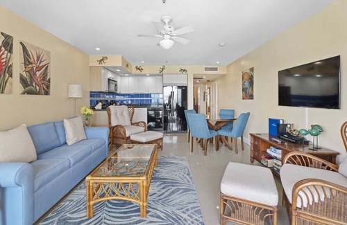 Eagle Beach Condo | Beachfront - Tropical Penthouse 1BR condo - BG532