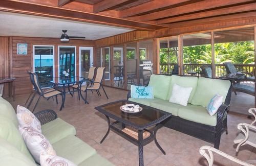 Antoneys Cay Villa | Beachfront, Upscale Caribbean Vacation. As seen on HGTV. With pool access