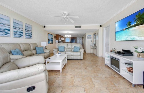 Daytona Beach Shores Condo | Beachfront Condo*New Owners-Updated Unit*Spectacular Views*Pets*No-drive Beach - 402 Shores Club
