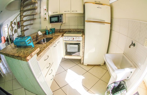 Tombo Apartment | Beachfront + View - 2 Bedrooms + Air Cond, 2 Bathrooms, Living Room, Kitchen, 1 Garage, Wi-Fi and Bed Linen